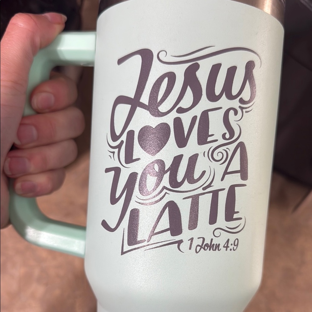 Russ Green Mug Insulated Matte Finish - Picture 3 of 8